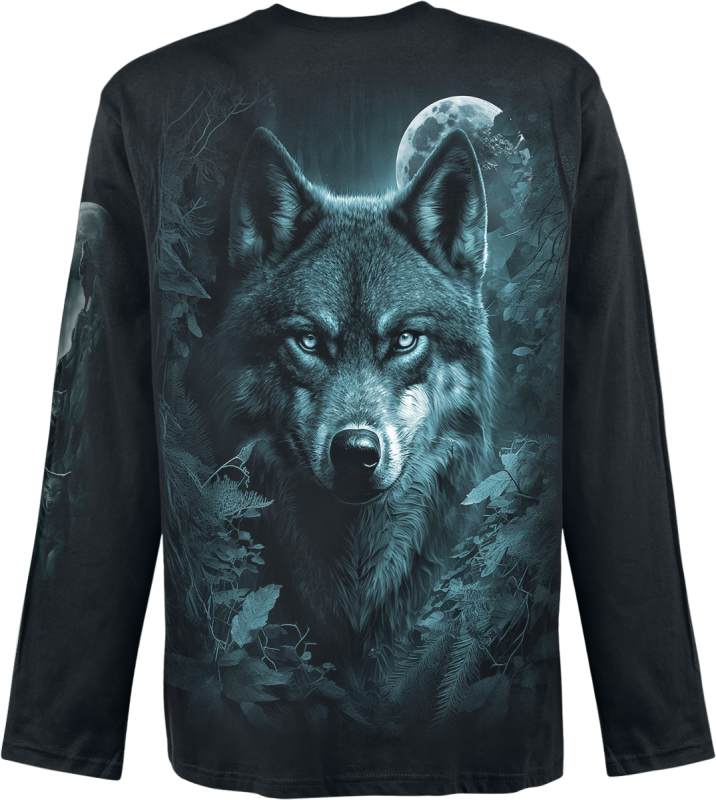 T-shirt manches longues  de Spiral - Forest Guardians - M à XXL - pour Homme - noir - Spiral - View 2