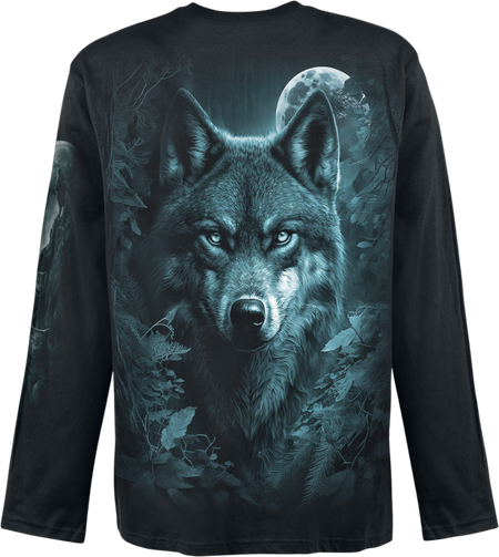 T-shirt manches longues  de Spiral - Forest Guardians - M à XXL - pour Homme - noir - Spiral - View 2