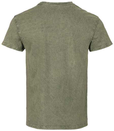 T-Shirt Manches courtes  de Outer Vision - T-Shirt Rex - S à L - pour Homme - kaki - Outer Vision - View 2