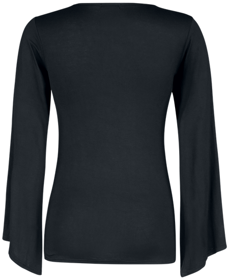 T-shirt manches longues  de Spiral - Baphomet - S à L - pour Femme - noir - Spiral - View 2