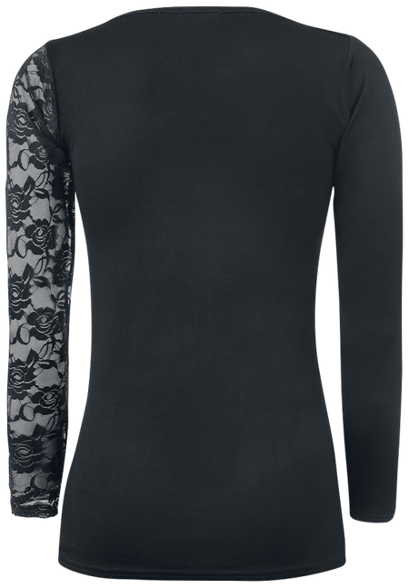 T-shirt manches longues  de Spiral - Celtic Unicorn - S à XXL - pour Femme - noir - Spiral - View 2