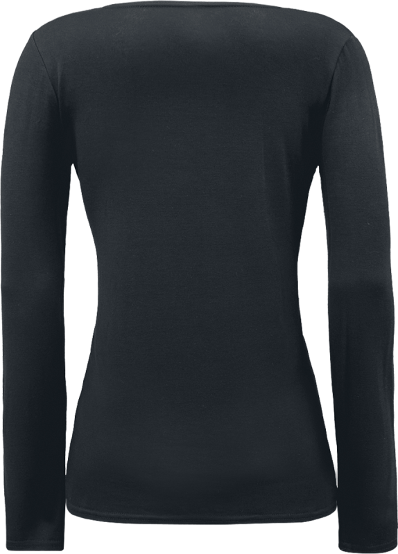 T-shirt manches longues  de Spiral - Shenlong - S à XXL - pour Femme - noir - Spiral - View 2