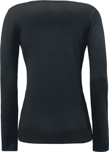 T-shirt manches longues  de Spiral - Shenlong - S à XXL - pour Femme - noir - Spiral - View 2