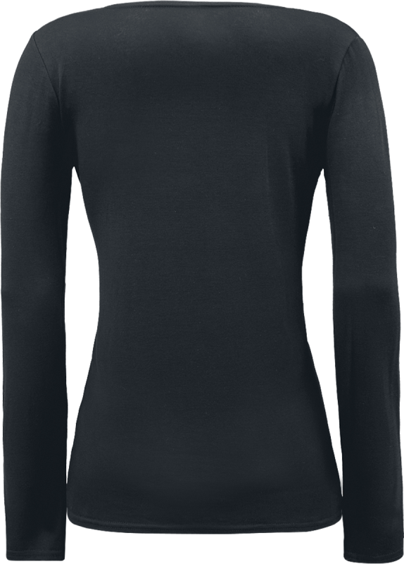 T-shirt manches longues  de Spiral - Shenlong - S à XXL - pour Femme - noir - Spiral - View 2