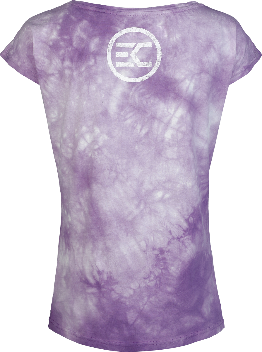 T-Shirt Manches courtes  de Electric Callboy - Hypa Hypa - M à 4XL - pour Femme - violet/blanc - Electric Callboy - View 2