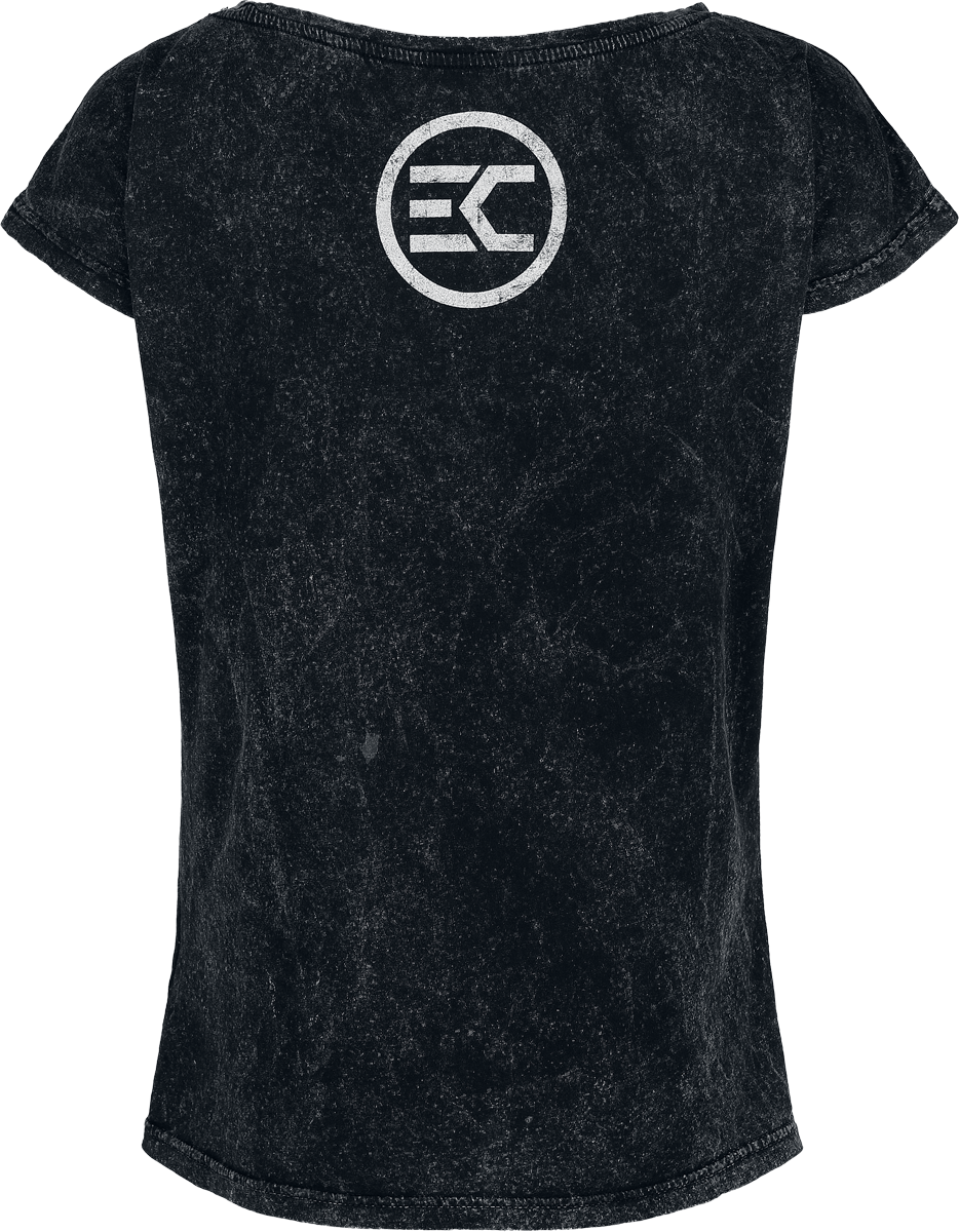 T-Shirt Manches courtes  de Electric Callboy - All Night Long - M à XXL - pour Femme - anthracite - Electric Callboy - View 2