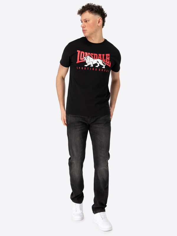 T-Shirt Manches courtes  de Lonsdale London - ERVAN - M - pour Homme - noir - Lonsdale London - View 2