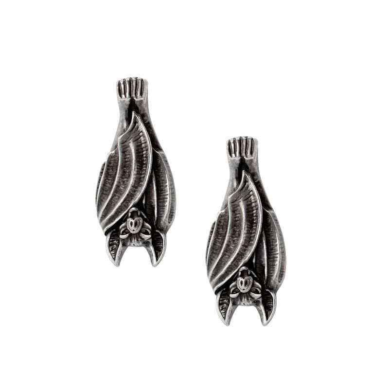 Boucles d'oreilles Gothic de Alchemy Gothic - Before Dusk - pour Femme - couleur argent - Alchemy Gothic