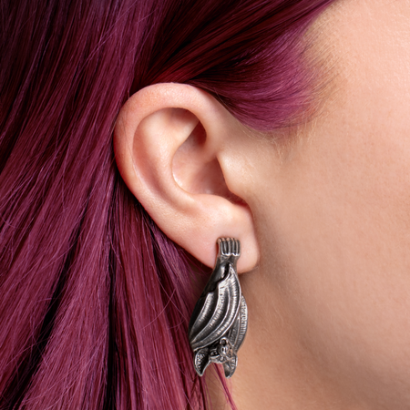 Boucles d'oreilles Gothic de Alchemy Gothic - Before Dusk - pour Femme - couleur argent - Alchemy Gothic - View 2