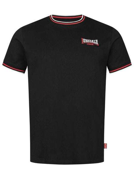 T-Shirt Manches courtes  de Lonsdale London - QUIN - S à 3XL - pour Homme - noir - Lonsdale London