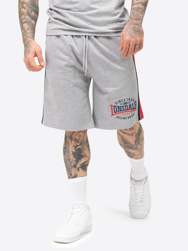 Short  de Lonsdale London - SANDOWN - S à M - pour Homme - gris chiné - Lonsdale London - View 2