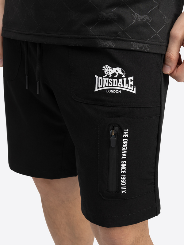 Short  de Lonsdale London - HAVANT - S à M - pour Homme - noir - Lonsdale London - View 2