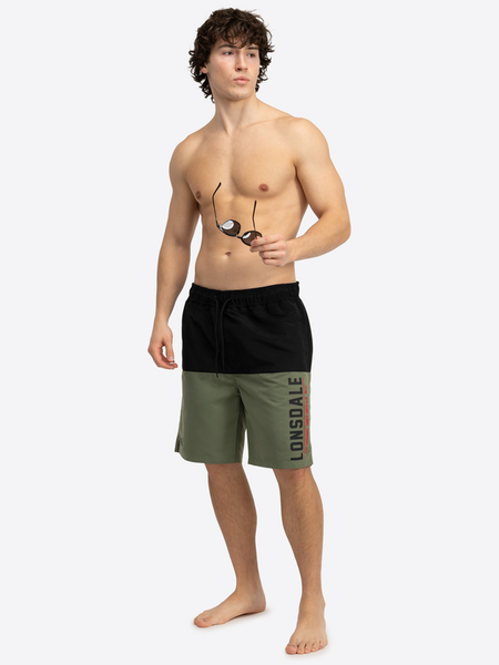 Short  de Lonsdale London - HAYLING - S à M - pour Homme - olive/noir - Lonsdale London - View 2