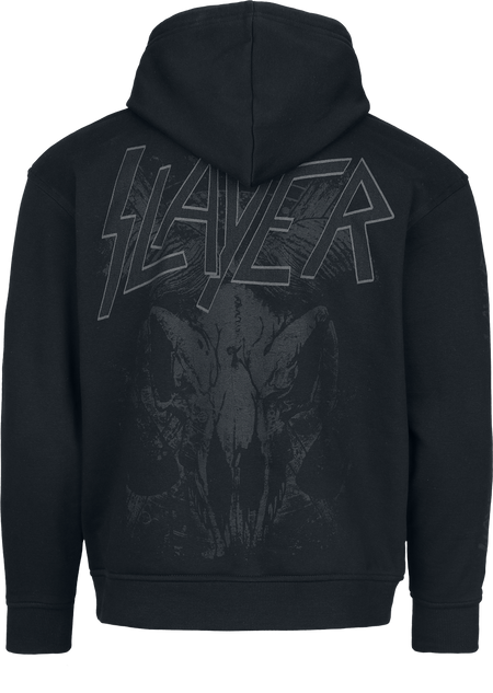 Sweat-shirt à capuche  de Slayer - Skull - S à L - pour Homme - noir - Slayer - View 2