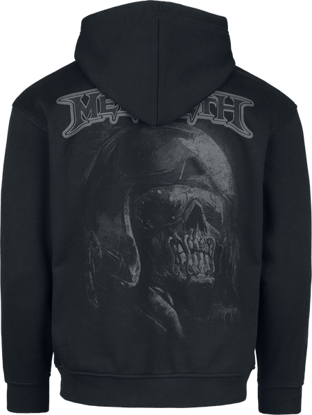 Sweat-shirt à capuche  de Megadeth - Skull - S à XXL - pour Homme - noir - Megadeth - View 2
