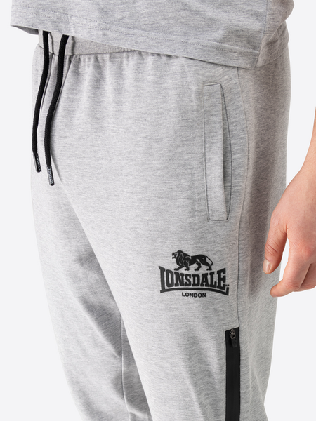 Bas de survêtement  de Lonsdale London - GRINSTEAD - S à XXL - pour Homme - gris chiné - Lonsdale London - View 2
