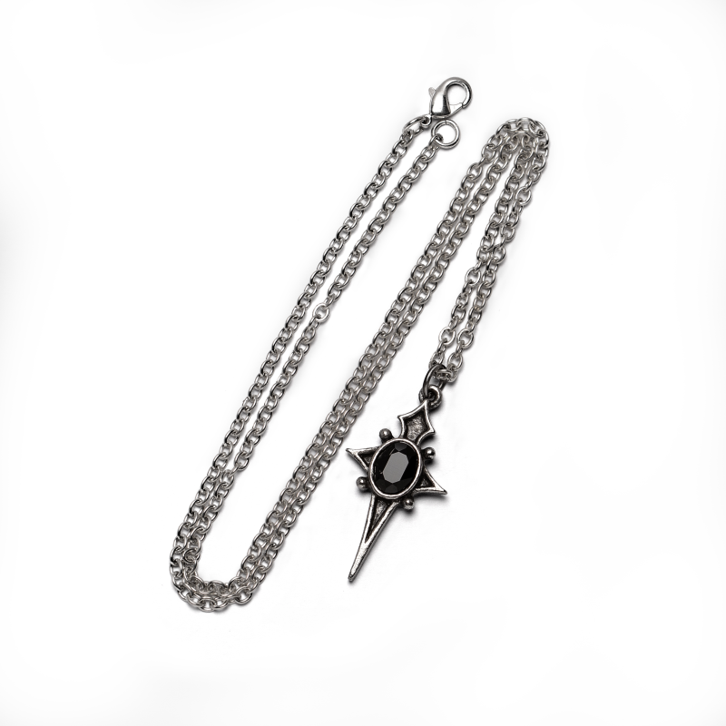 Collier Gothic de Alchemy Gothic - Collier Étoile Alchemy Gothic - pour Unisexe - noir/argent - Alchemy Gothic - View 2