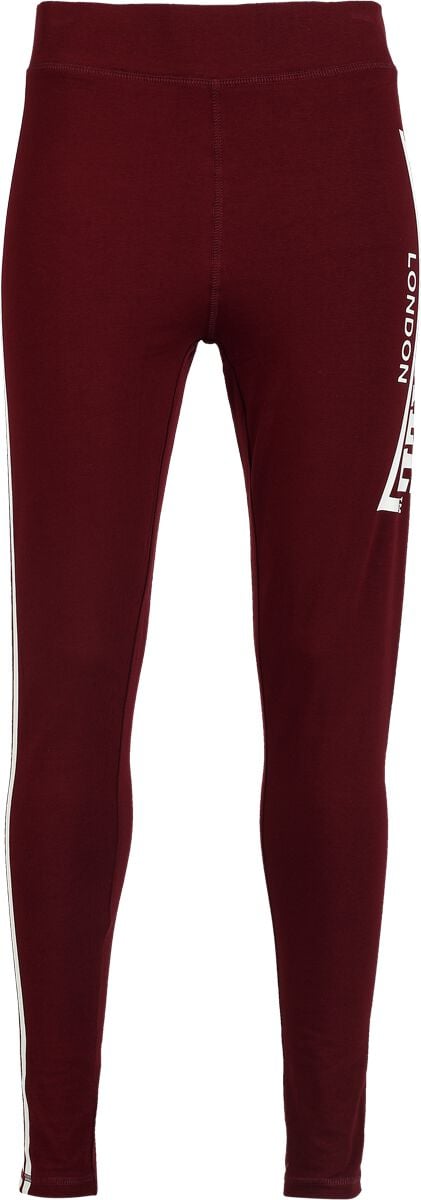 Legging  de Lonsdale London - LOWSTOFT - XS à XL - pour Femme - bordeaux - Lonsdale London