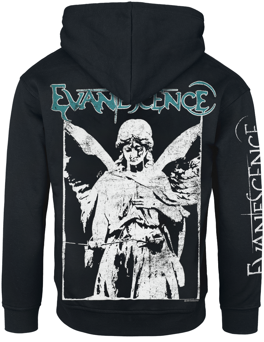 Sweat-shirt à capuche  de Evanescence - EV04 - S à XXL - pour Homme - noir - Evanescence - View 2