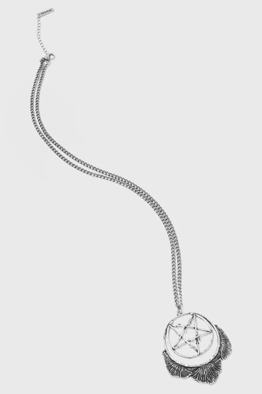 Collier Gothic de Killstar - Mushroom Ritual - pour Femme - couleur argent - Killstar