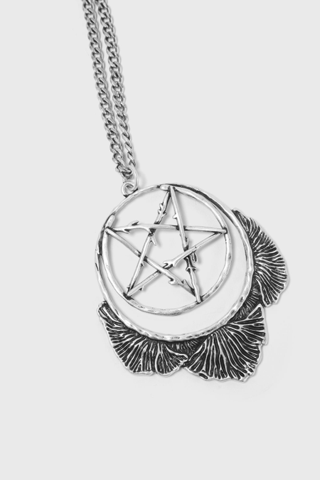 Collier Gothic de Killstar - Mushroom Ritual - pour Femme - couleur argent - Killstar - View 2