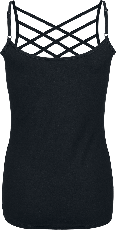 Top  de Black Premium by EMP - Haut Imprimé Corbeau - S à XXL - pour Femme - noir - Black Premium by EMP - View 2