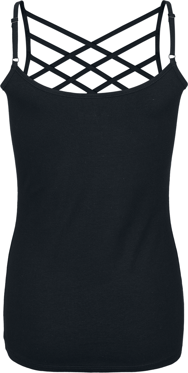 Top  de Black Premium by EMP - Haut Imprimé Corbeau - S à XXL - pour Femme - noir - Black Premium by EMP - View 2