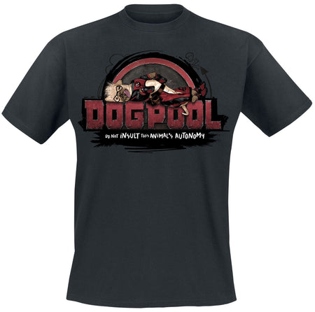 T-Shirt Manches courtes Disney de Deadpool - 3 - Deadpool And Wolverine - Dogpool - S à 5XL - pour Homme - noir - Deadpool