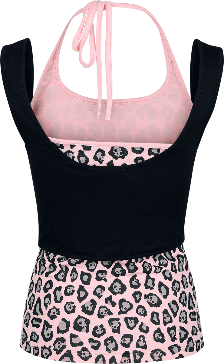 Top  de Rock Rebel by EMP - S à XXL - pour Femme - noir - Rock Rebel by EMP - View 2