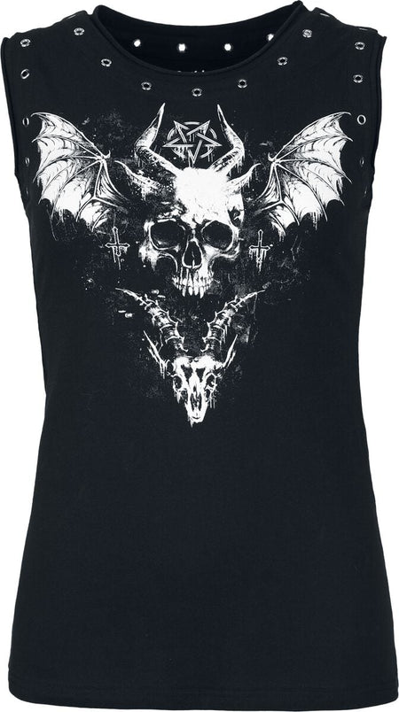 Top Gothic de Gothicana by EMP - M à XXL - pour Femme - noir - Gothicana by EMP