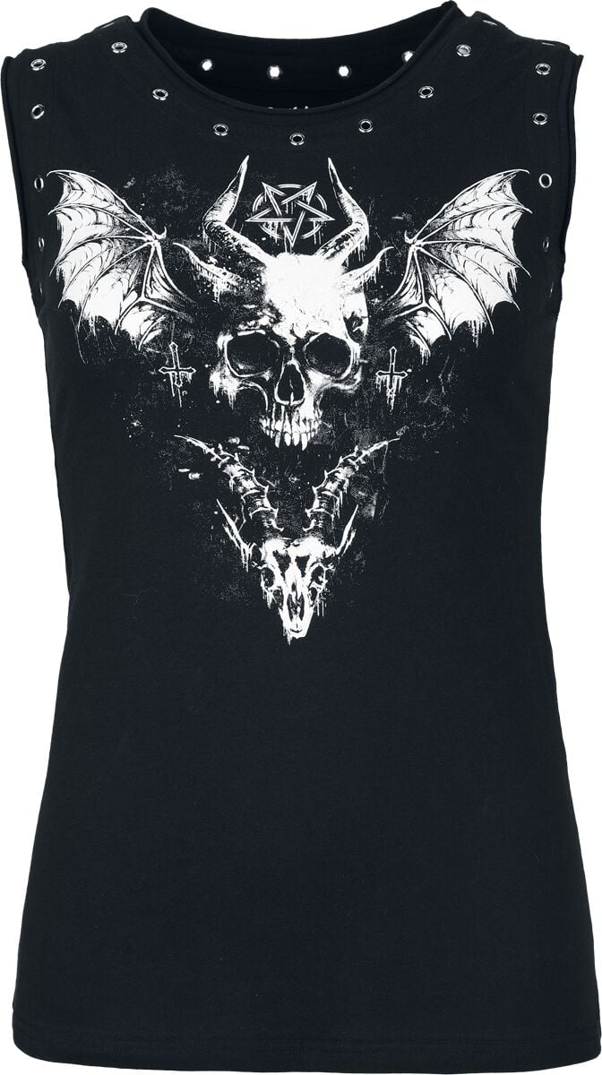 Top Gothic de Gothicana by EMP - M à XXL - pour Femme - noir - Gothicana by EMP