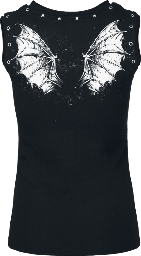 Top Gothic de Gothicana by EMP - M à XXL - pour Femme - noir - Gothicana by EMP - View 2