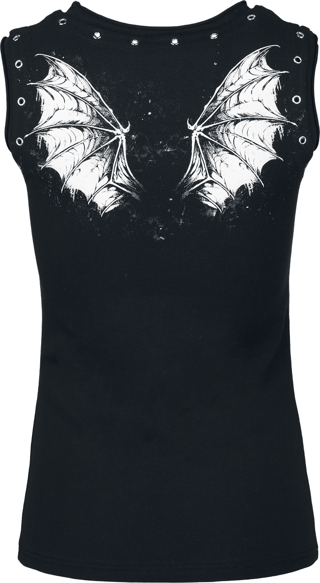 Top Gothic de Gothicana by EMP - M à XXL - pour Femme - noir - Gothicana by EMP - View 2