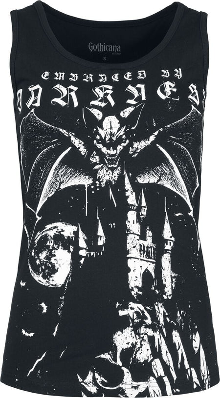Top Gothic de Gothicana by EMP - Débardeur Chauve-Souris - S à XXL - pour Femme - noir - Gothicana by EMP