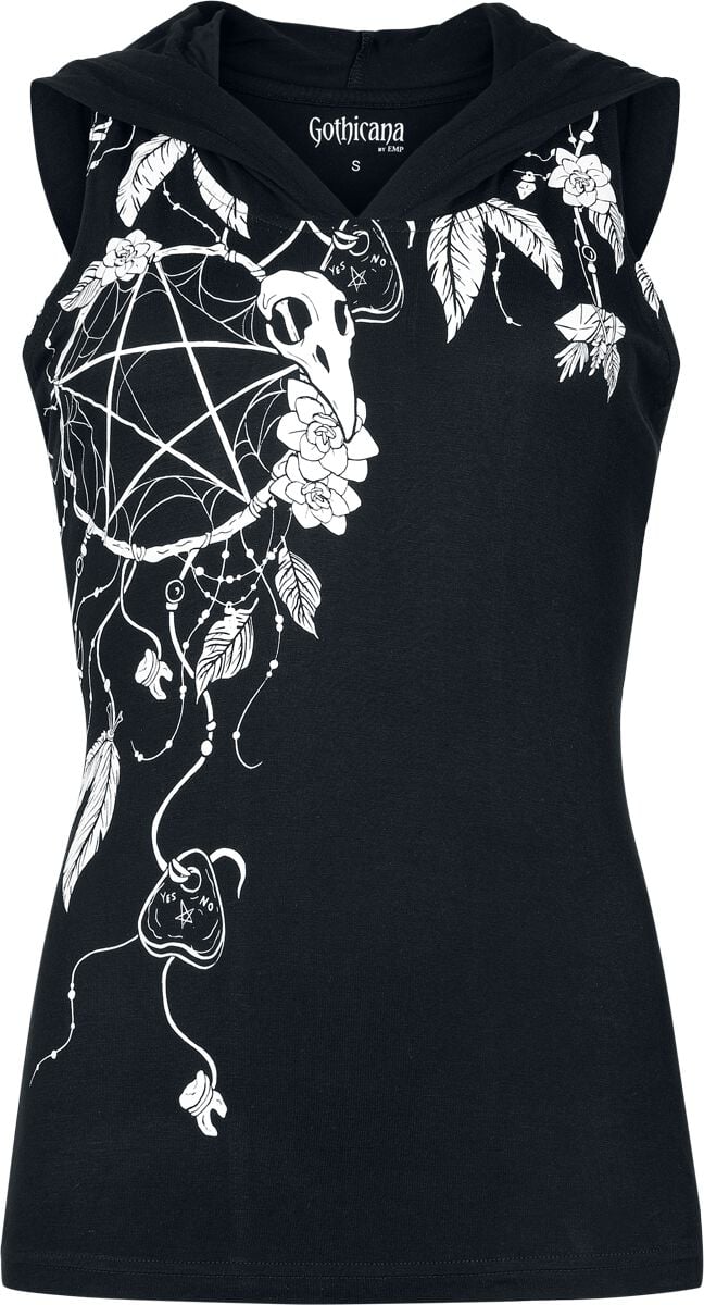 Top  de Gothicana by EMP - S à XXL - pour Femme - noir - Gothicana by EMP