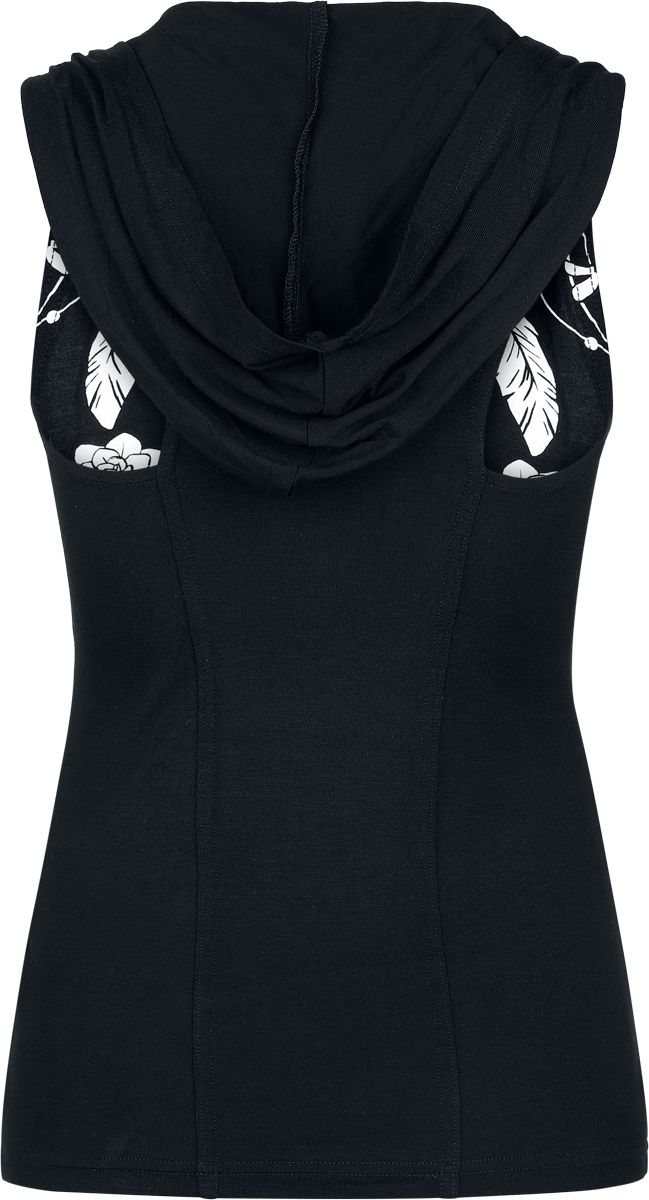 Top  de Gothicana by EMP - S à XXL - pour Femme - noir - Gothicana by EMP - View 2