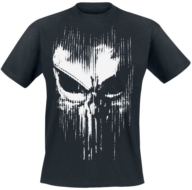 T-Shirt Manches courtes Disney de The Punisher - Abstract Skull - M à 5XL - pour Homme - noir - The Punisher