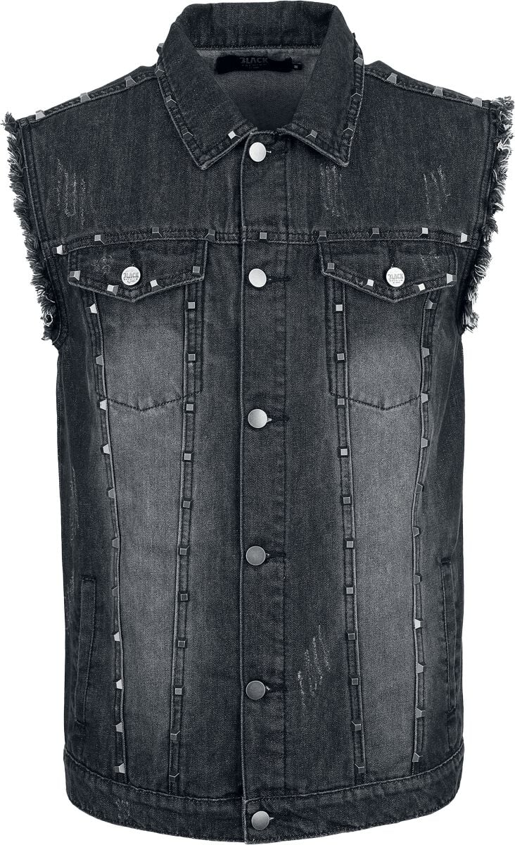 Veste  de Black Premium by EMP - Vest with pyramid studs - S à XXL - pour Homme - noir - Black Premium by EMP