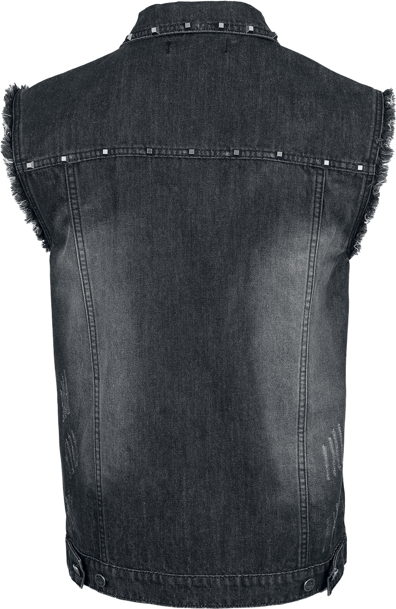 Veste  de Black Premium by EMP - Vest with pyramid studs - S à XXL - pour Homme - noir - Black Premium by EMP - View 2