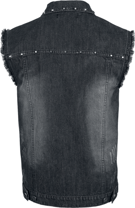 Veste  de Black Premium by EMP - Vest with pyramid studs - S à XXL - pour Homme - noir - Black Premium by EMP - View 2