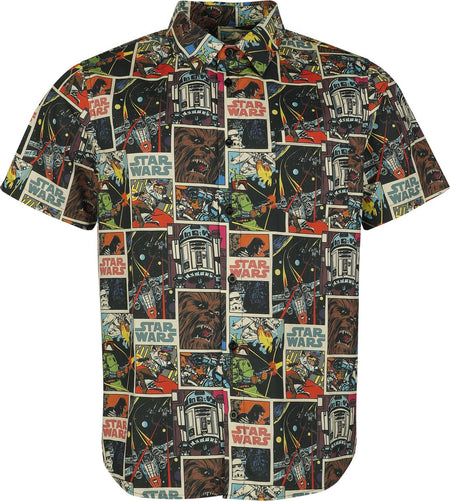 Chemise manches courtes Disney de Star Wars - Retro Comic - M à XXL - pour Homme - multicolore - Star Wars