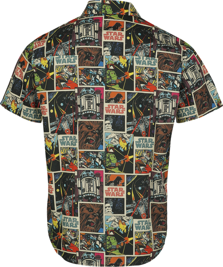 Chemise manches courtes Disney de Star Wars - Retro Comic - M à XXL - pour Homme - multicolore - Star Wars - View 2