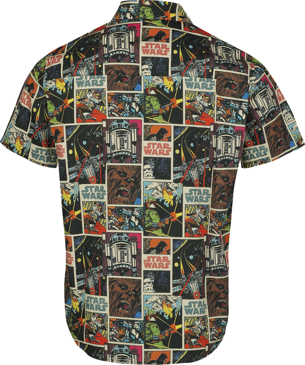 Chemise manches courtes Disney de Star Wars - Retro Comic - M à XXL - pour Homme - multicolore - Star Wars - View 2