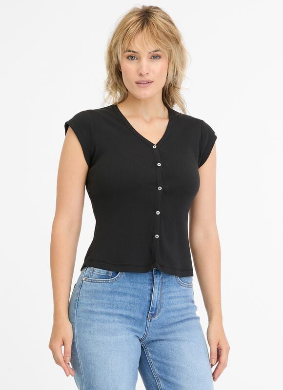 T-Shirt Manches courtes  de Ragwear - Nomera - XS à XL - pour Femme - noir - Ragwear