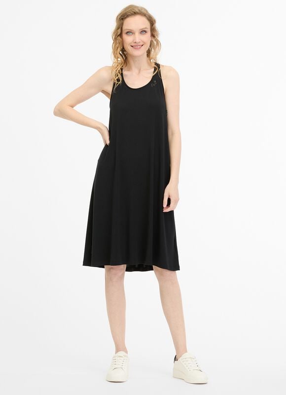 Robe mi-longue  de Ragwear - Nairay - XS à XL - pour Femme - noir - Ragwear