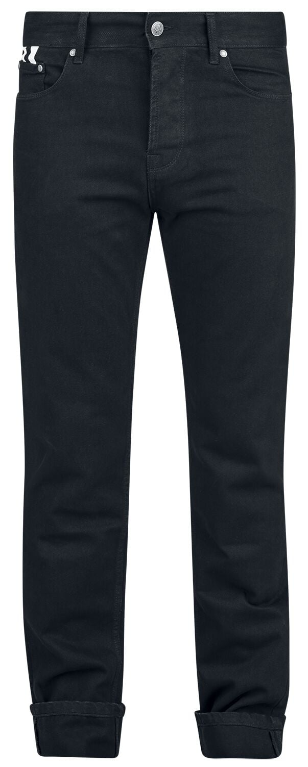 Jean  de Chet Rock - Jean Jerry Lee - W30L34 à W36L34 - pour Homme - noir - Chet Rock