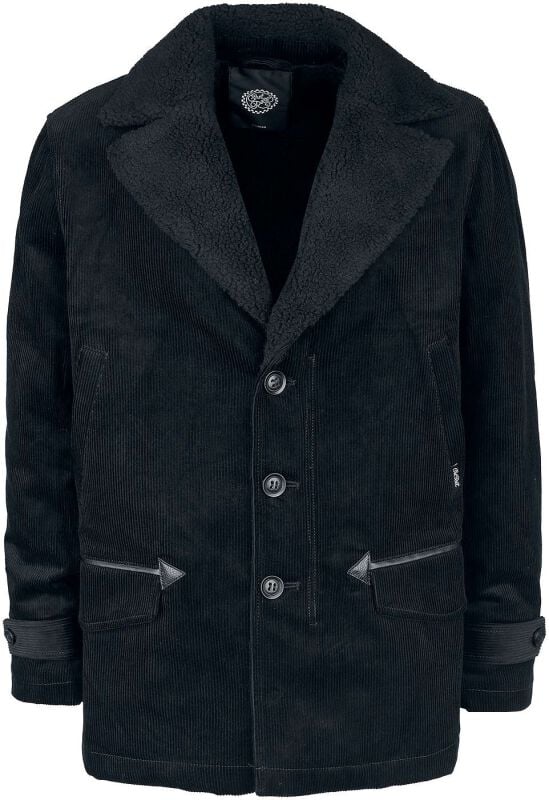 Veste d'hiver  de Chet Rock - Carl - Manteau - S à XXL - pour Homme - noir - Chet Rock