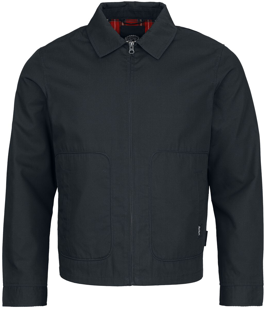 Veste mi-saison Rockabilly de Chet Rock - Veste Frank Drizzler - S à XXL - pour Homme - noir - Chet Rock