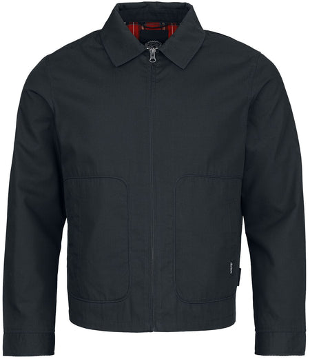 Veste mi-saison Rockabilly de Chet Rock - Veste Frank Drizzler - S à XXL - pour Homme - noir - Chet Rock