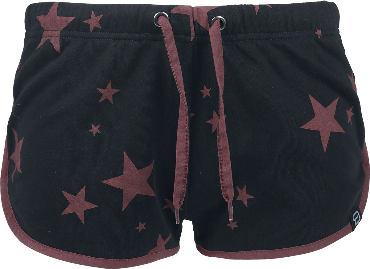 Short  de RED by EMP - Short Étoilé - S - pour Femme - noir - RED by EMP